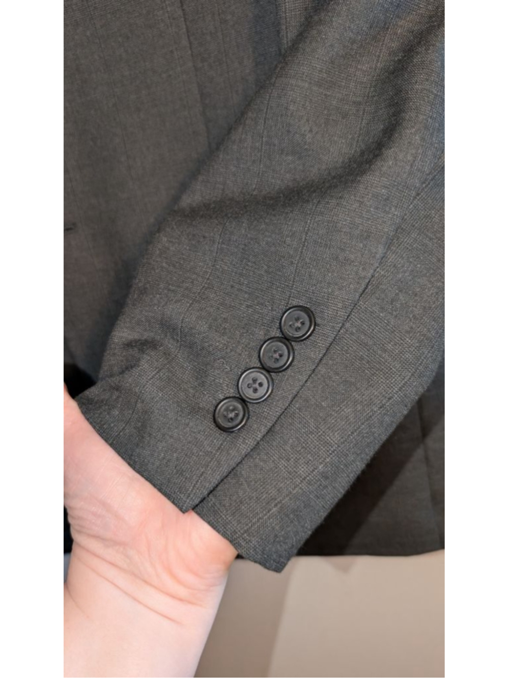 MERONA Gray Sport Coat & Blazer 40R with Black Lining, Mens - Picture 2 of 7